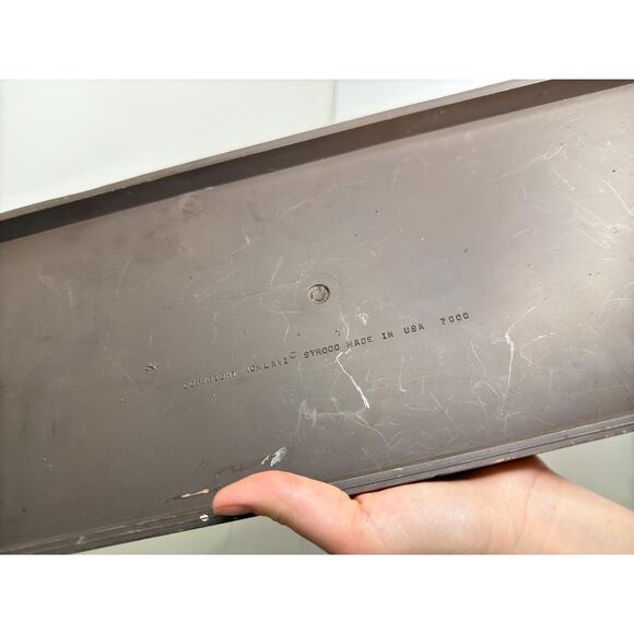 Large Midcentury Vintage Syroco wall flower Plaque | vintage wall flower - Picture 7 of 7